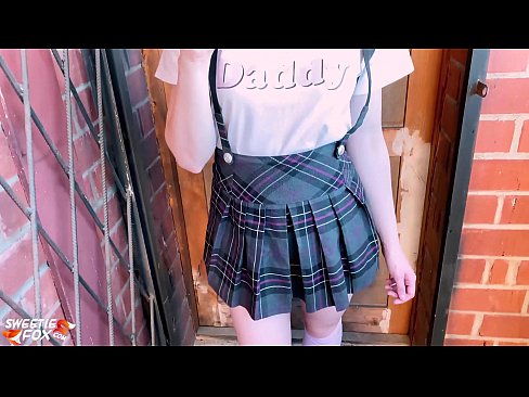 ❤️ Schoolgirl Sucks her dick deeply and fucks instead of classes. ️ Super porn at us